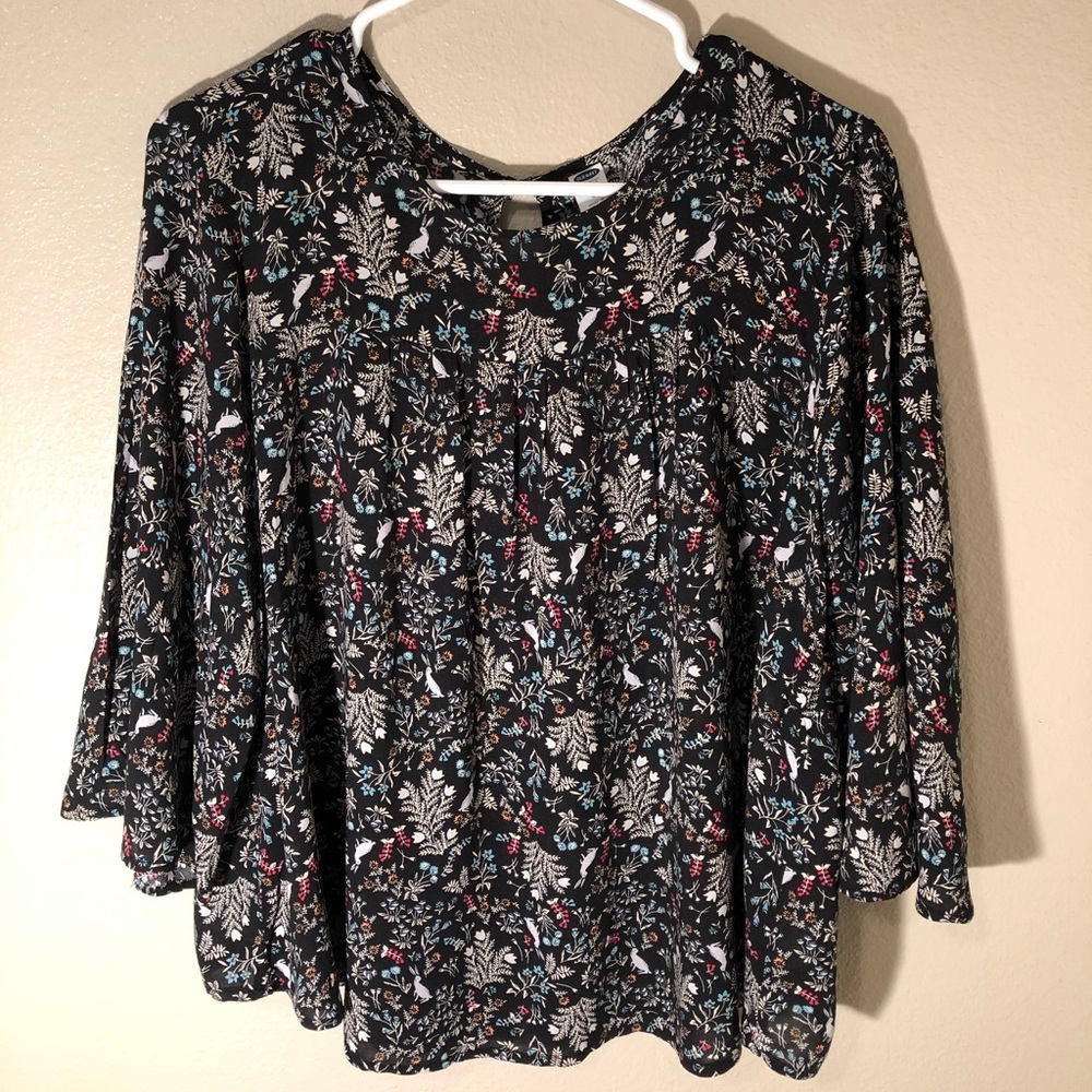 Old Navy Spring Floral Print Top